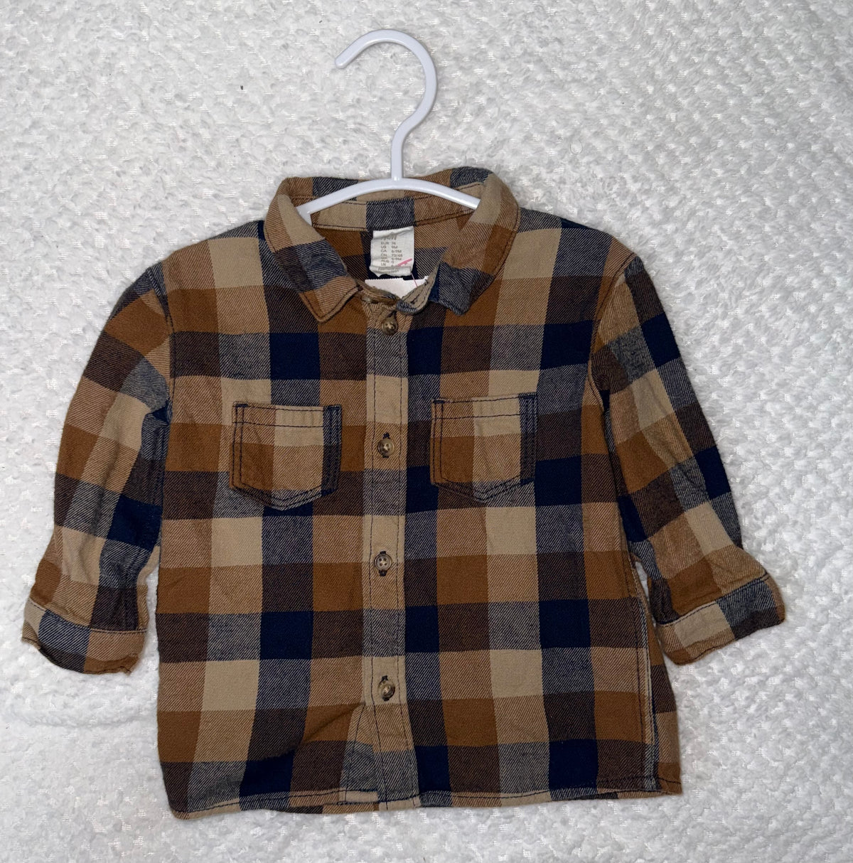 H&M Plaid Shirt 9 Month