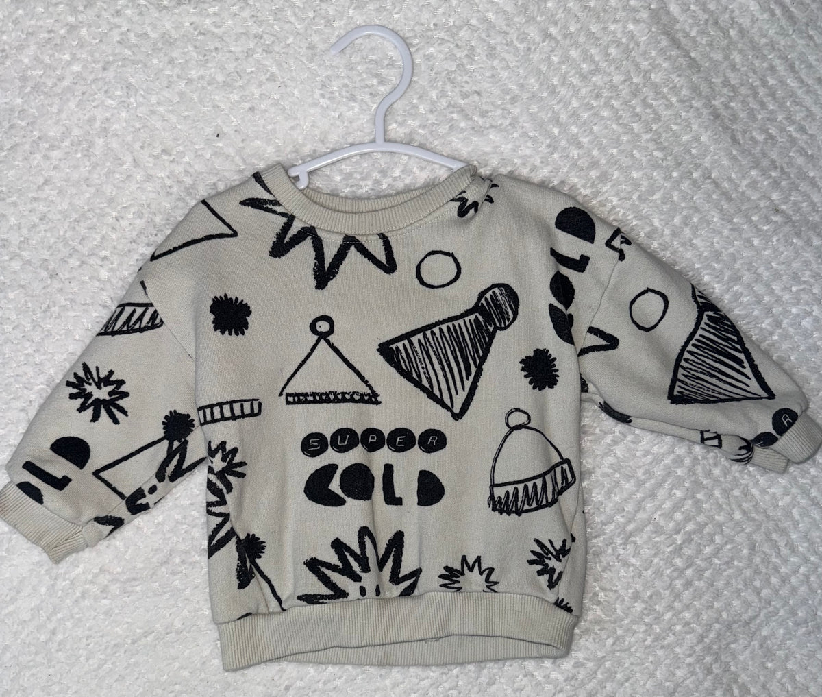 Zara Oversized Sweater 6-9 Month